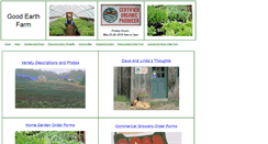 Desktop Screenshot of goodearthfarmnh.com